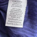 Michael Lauren  Clifford Blue Short Sleeve Cropped Tee XS New‎ Photo 2