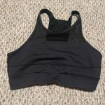 Zyia  Active All Star Zip Back Sports Bra Black- Size Medium Photo 3
