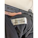 Tahari  Arthur S. Levine Women's Pencil Skirt Black/Multi Floral Embroidered 18 Photo 3