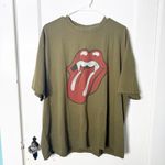American Eagle  AE Boxy Rolling Stones Graphic T-Shirt Vampire Teeth Men’s XL NEW Photo 7