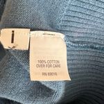 Relativity  Zip Up Cotton Sweater Lightweight Women’s Size Medium Blue Photo 5