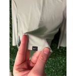 Nike Seafoam Green Ribbed Quarter Sleeve Mockneck Top Sz Medium Photo 1