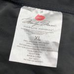 Marilyn Monroe Bikini Bottom High Waist Color Block Red Roses Black XL Photo 2