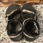 Teva  Black and Gray Sandals with Star Accents Size 6 Photo 4