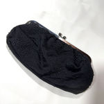 EXPRESS  Black Bead Clutch Wedding Eventing Handbags Black Beaded Purse Photo 14