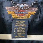 Harley Davidson Black Quilted Moto Biker Jacket with Belt Size: S Photo 1