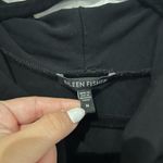 Eileen Fisher  Black Mockneck Shirt Size Medium Photo 3