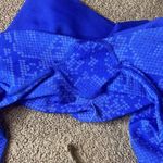 Lululemon Ebb To Street Sapphire Blue Seamless Snakeskin Photo 5