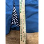 Skies Are Blue  Blazer Jacket‎ Women Size Small Blue Open Front Ruched 3/4 Sleeve Photo 3