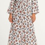 Forever 21 Forever‎ 21 Floral Sheer Cover-Up Dress Bell Sleeve Button Front Boho Large Photo 0