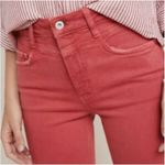 Anthropologie  red Straight Jeans 25 Photo 3