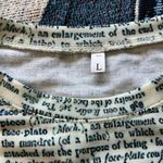 Cream and White Graphic Short Sleeve Tee SZ L Dandelion Streetwear Crew Neck Green Size L Photo 12