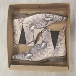 Lucky Brand ππ Jaime Snake Ankle Boots 8.5 NEW Photo 10