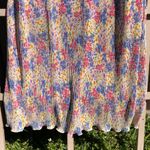 ASOS DESIGN Tall plisse long sleeve bust detail dress blue ditsy floral 12 Tall White Photo 10