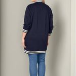 Venus long bomber jacket navy blue/white S Photo 1