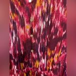 NWT Revolve House of Harlow 1960 Blouson gold fleck mini Boho Dress size 6 Red Photo 8