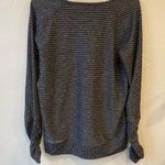 Outdoor Research Striped Women's Mikala Long Sleeve Henley Top Black Gray Large Photo 4
