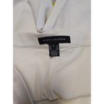 Ralph Lauren Black Label Slim Straight Ivory Ankle Pants Womens Sz 10 Career Photo 4