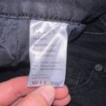 Kancan Mid Rise Straight Leg Jeans Womens 11/29 Black Distressed KC6038BK Photo 4