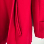 VTG Miss Sixty M60 coat large double breasted peacoat wool blend fit n flare red Photo 6