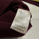 Anthropologie Field Flower Pearled Bow Burgundy Beaded Embellished Sweater Sz S Photo 9