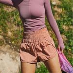 Free People Brushed Apricot Way Home Shorts Size Medium Photo 1