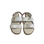 Cole Haan  Charlotte Slingback Sandal Womens 6 B White Open Toe Buckle Strap Flat Photo 1