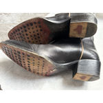 Women's Leather Black Car Shoe Western Boots Pull Tabs 36 1/2 EU ( USA Sz 6) Photo 4