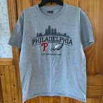 NFL NWOT  Philadelphia Eagles and Phillies City of Brotherly Love Gray Tee Photo 0