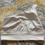 Lululemon  white align one shoulder sport bra size 8 Photo 0