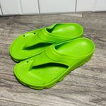Birkenstock Birkis Lime Green Molded Sandal Walking Thong Sandals EU 38 US 7-8 Photo 1