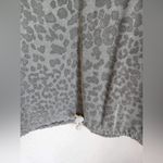Sundry  Leopard Drawstring Hoodie Sweatshirt Faded Gray Leoapard Print Size 2=Med Photo 5