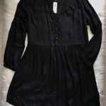Old Navy  black henley shirt dress Photo 0