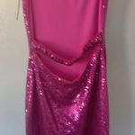 Hot Pink Sequin Mini Dress Photo 0