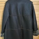 Brown Genuine Leather Fur European Coat Women’s Size Medium Photo 6
