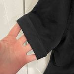 Lululemon Black Cuffed Sleeves Short Sleeve Shirt Photo 2