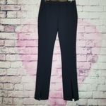ALC Frank A.L.C. CONWAY DEEP NAVY BLUE SPLIT FRONT SLIM DRESS TROUSER PANTS 4 NWT Photo 2