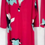 MARY SQUARE NWT Petal Passion Tunic Dress Size Medium Pink‎ Liquid Knit Stretch Pink Photo 0