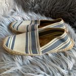 Tory Burch  Striped Cream and Blue Espadrilles Shoes 5.5 Photo 1