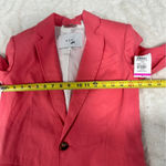 ALC Frank A.L.C. Size 0 Coral Donovan Linen Blend Blazer Jacket Preppy Heritage Old Money Photo 8