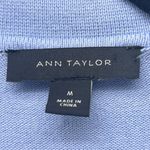 Ann Taylor  Faux Wrap Sweater‎ Blue Medium Photo 6