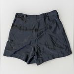Theory THEYSKENS' Pioto Fietra Womens Short Black Cupro Back Welt Pockets 10 Photo 2