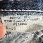 Vintage Seattle Blues Jeans Indigo Dye White Stitching High Waisted Size 3 Blue Photo 6