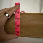 Strada Tan Beige Leather Braided Handle Boho Hobo Purse Photo 10