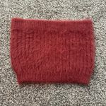 Lulus pink fuzzy strapless tube crop top size S Photo 1