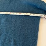 Madewell Dillon Mock Neck Pullover Sweater In Blue Hematite wool alpaca blend S Photo 7