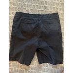 Talbots  Perfect Shorts 10.5" inseam bermuda chino shorts‎ navy blue sz 10 Petite Photo 2