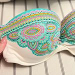 Victoria's Secret Victoria’s secret Colorful Patterned Strapless Bikini Top Photo 1