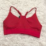 PINK - Victoria's Secret PINK Ultimate Racerback 86 Sports Bra Red‎ Gold Small Photo 1