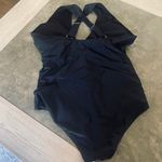 One Piece Daci Womens Front Cross Plus Size Swimsuits Tummy Control Keyhole Photo 5